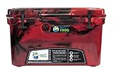 Frosted Frog Red Camo 45 Quart Ice Chest...