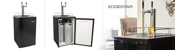 EdgeStar Best Dual Tap Kegerator Draft Beer Dispenser