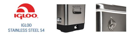 igloo stainless steel cooler
