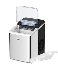 COSTWAY Self Cleaning Ice Maker
