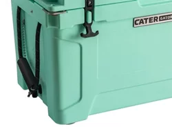 CaterGator CG100SPBW Beige 110 Qt. Mobile Rotomolded Extreme Outdoor Cooler  / Ice Chest