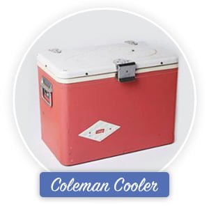 coleman vintage cooler