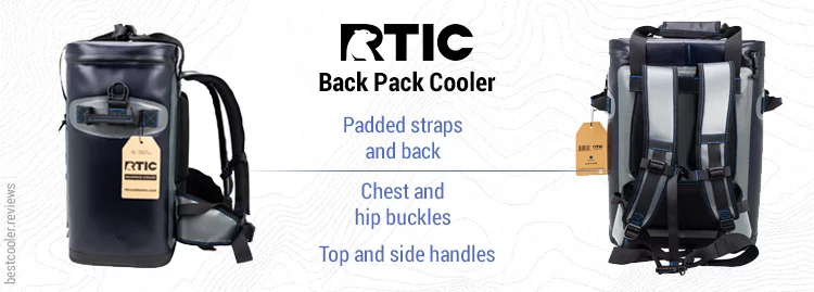 HANDS FREE RTIC Backpack Soft Cooler
