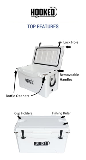 hooked ice chest